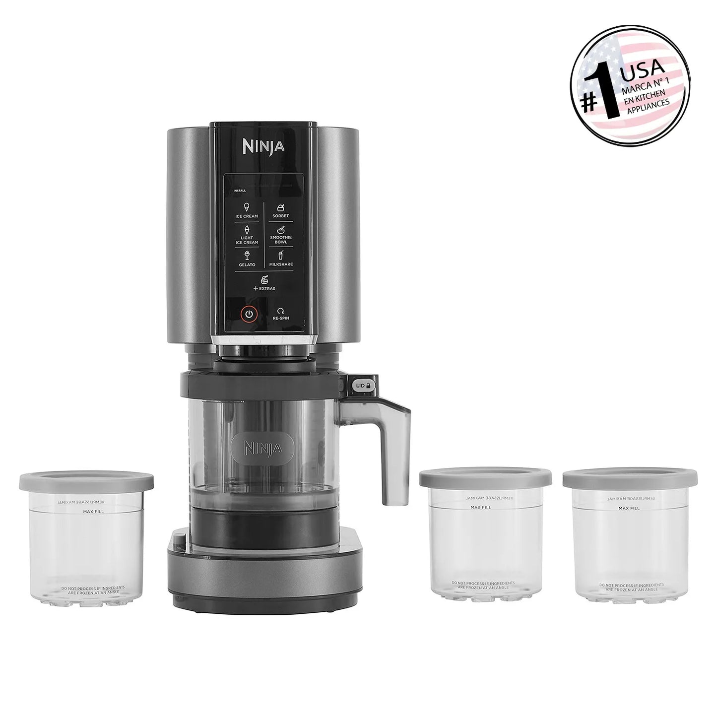 Ninja Máquina de Helado 1.4 l Negro NC300EU