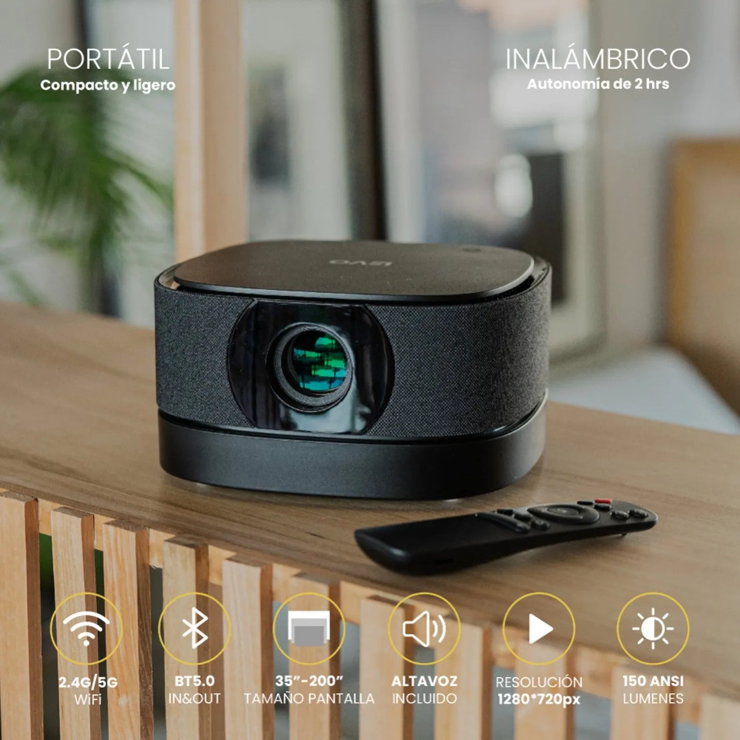 LEVO I Proyector Smart Inalámbrico Lumix