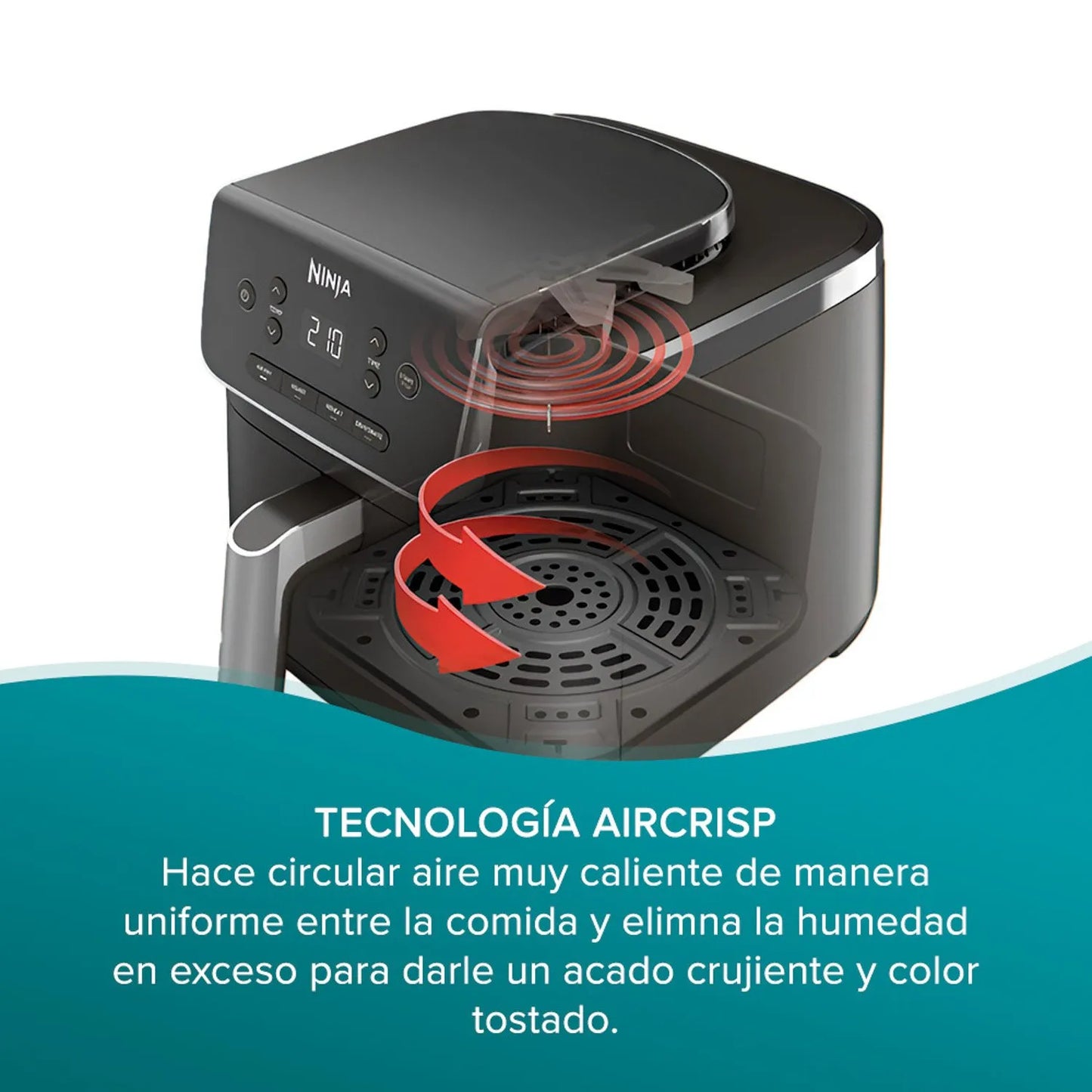 NINJA Freidora de Aire Ninja Pro 4 En 1 De 4.7 Litros AF140EU