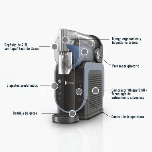 Maquina De Granizado Slushi 2.6 Lt FS301EU Ninja