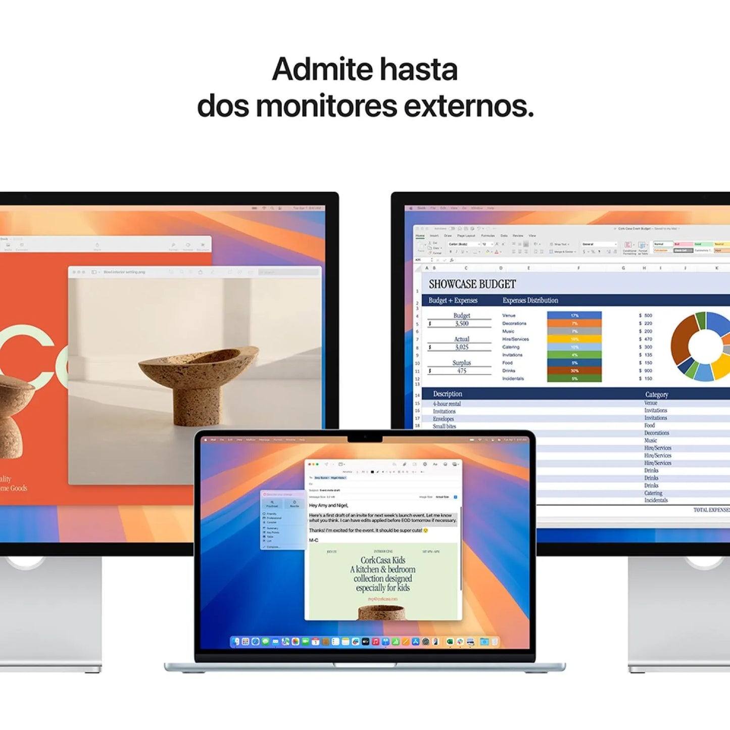 MacBook Air 15"(M4 (10n CPU ,10n GPU), 24GB RAM, 512GB SSD)-Color Plata